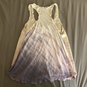 7 for all mankind purple Tie dye tank